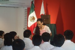 メキシコ大使館との交流